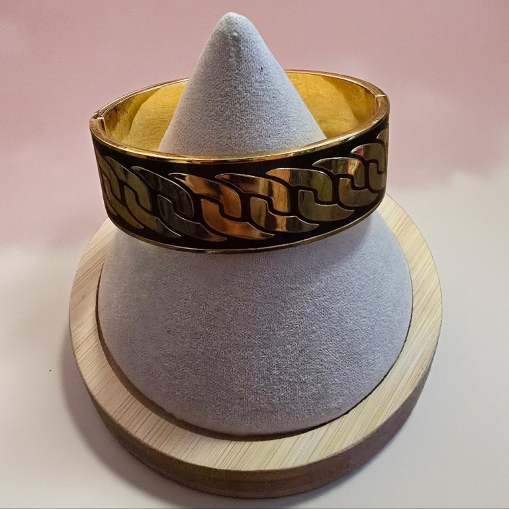 Kate Spade Rare “Puttin’ On The Ritz” Bangle – Gold Crystal – Boutique Find